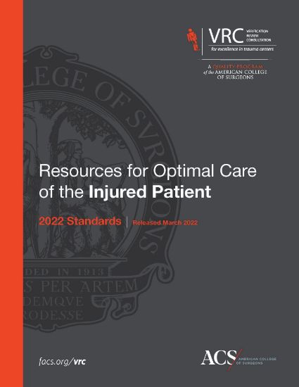Picture of Resources for Optimal Care of the Injured Patient: 2022 (Spiral-Bound)