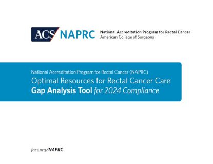 Picture of The National Accreditation Program for Rectal Cancer (NAPRC) Optimal Resour