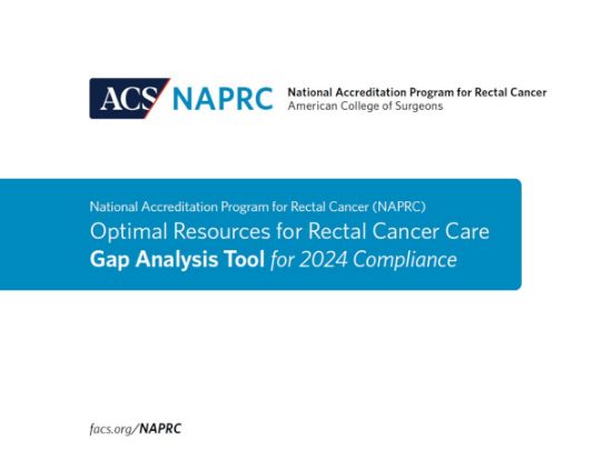 Picture of The National Accreditation Program for Rectal Cancer (NAPRC) Optimal Resour
