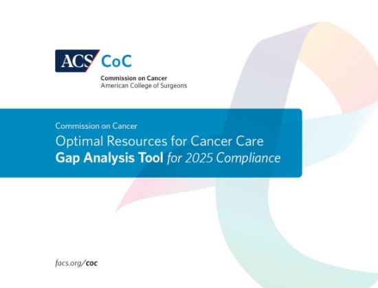 Picture of CoC Optimal Resources for Cancer Care Gap Analysis Tool