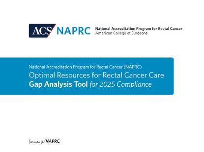 Picture of NAPRC Optimal Resources for Rectal Cancer Care Gap Analysis Tool